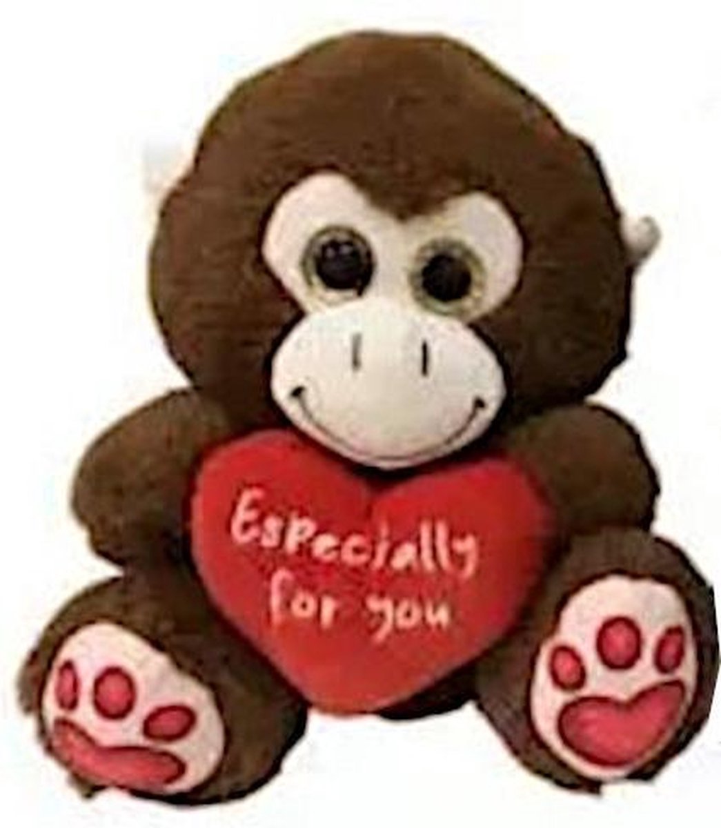 Verhaak Aap Especially For You 18 Cm Pluche Bruin