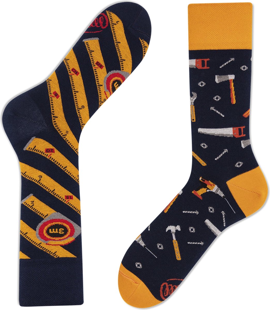 Many Mornings sokken The handyman - Unisex - Maat: 35-38