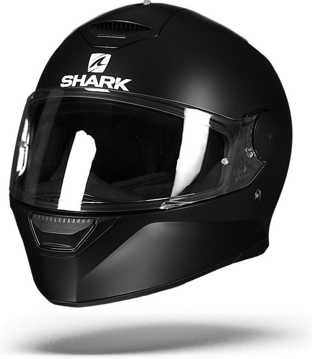 Shark D-Skwal Blank Mat Zwart Kma Integraalhelm - Motorhelm - Maat L