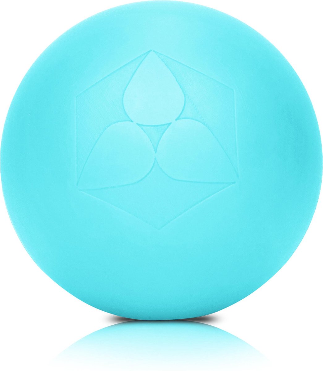 #DoYourFitness - Lacrosse Bal - »Lio« - massagebal voor fasciatraining - 6 cm diameter - Turkoois