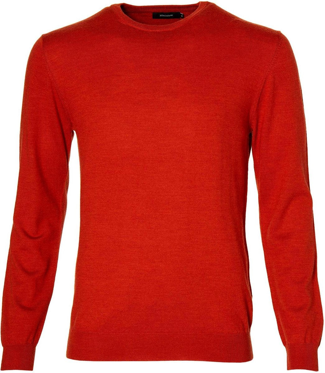 Matinique Pullover - Slim Fit - Brique - M