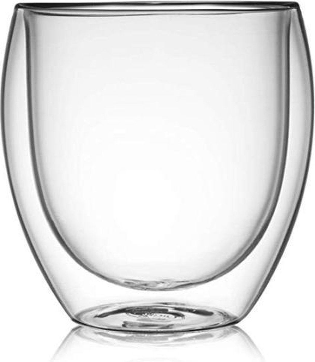JAP Dubbelwandig Glas - Theeglazen - Koffieglazen - Vaatwasserbestendig - 250ml