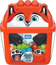 Fisher Price Mega Bloks -  Vriendelijke Vos Box met Bouwblokken