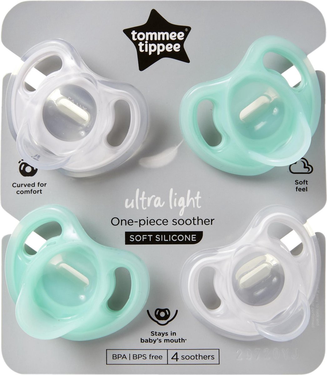 Tommee Tippee ultralichte siliconen fopspeen voor zuigelingen