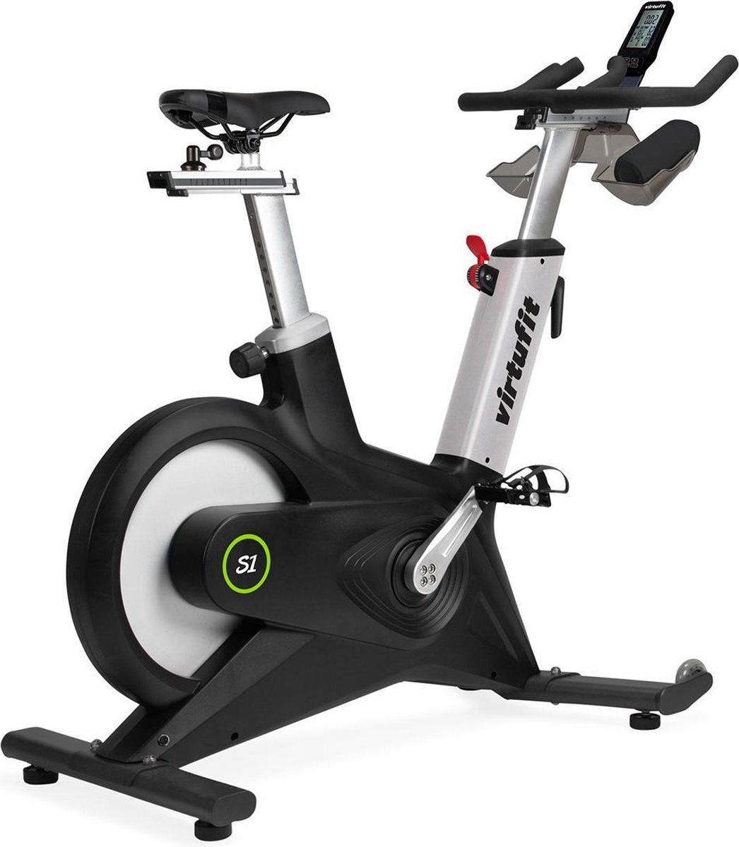 Spinningfiets - VirtuFit Indoor Cycle S1 - Spinbike - LCD display en hartslagfunctie - Zwart