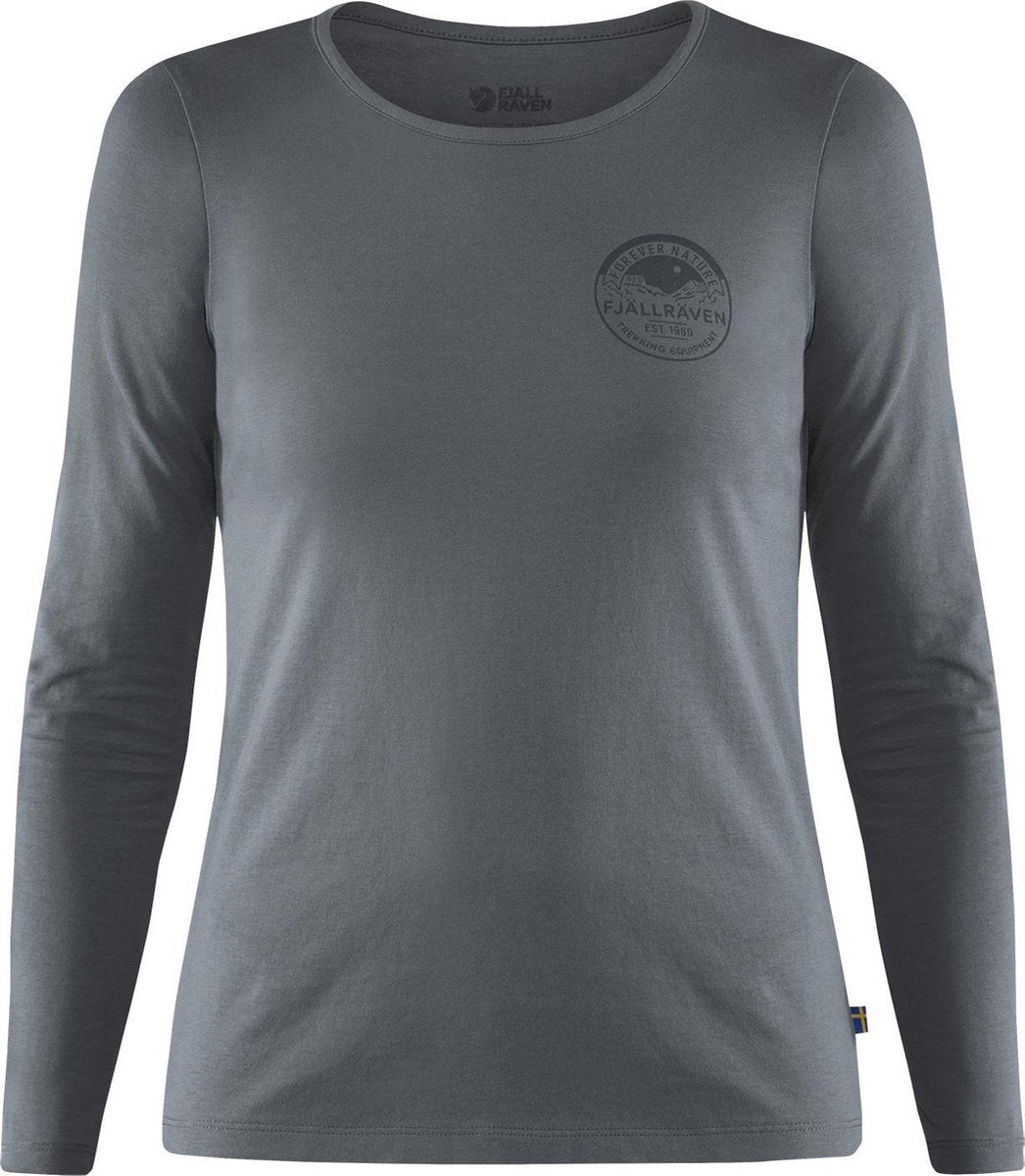 Fjallraven - Forever nature badge - long sleeve tee wmn - dusk - M
