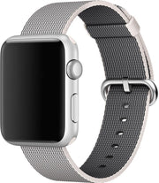 Nylon bandje voor Apple Watch 42/44mm Parel Wit
