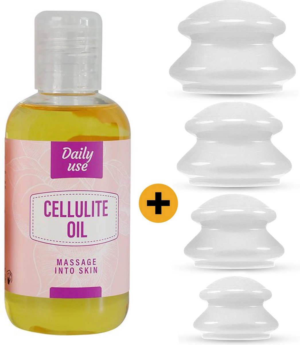 Hoogste Kwaliteit Cellulite Cups - Anti-Cellulite Cups - 4 stuks
