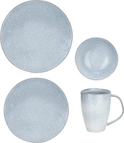 Cosy & Trendy Sajet grey - serviesset 6 persoons - 24 delig - Vaatwasserbestendig