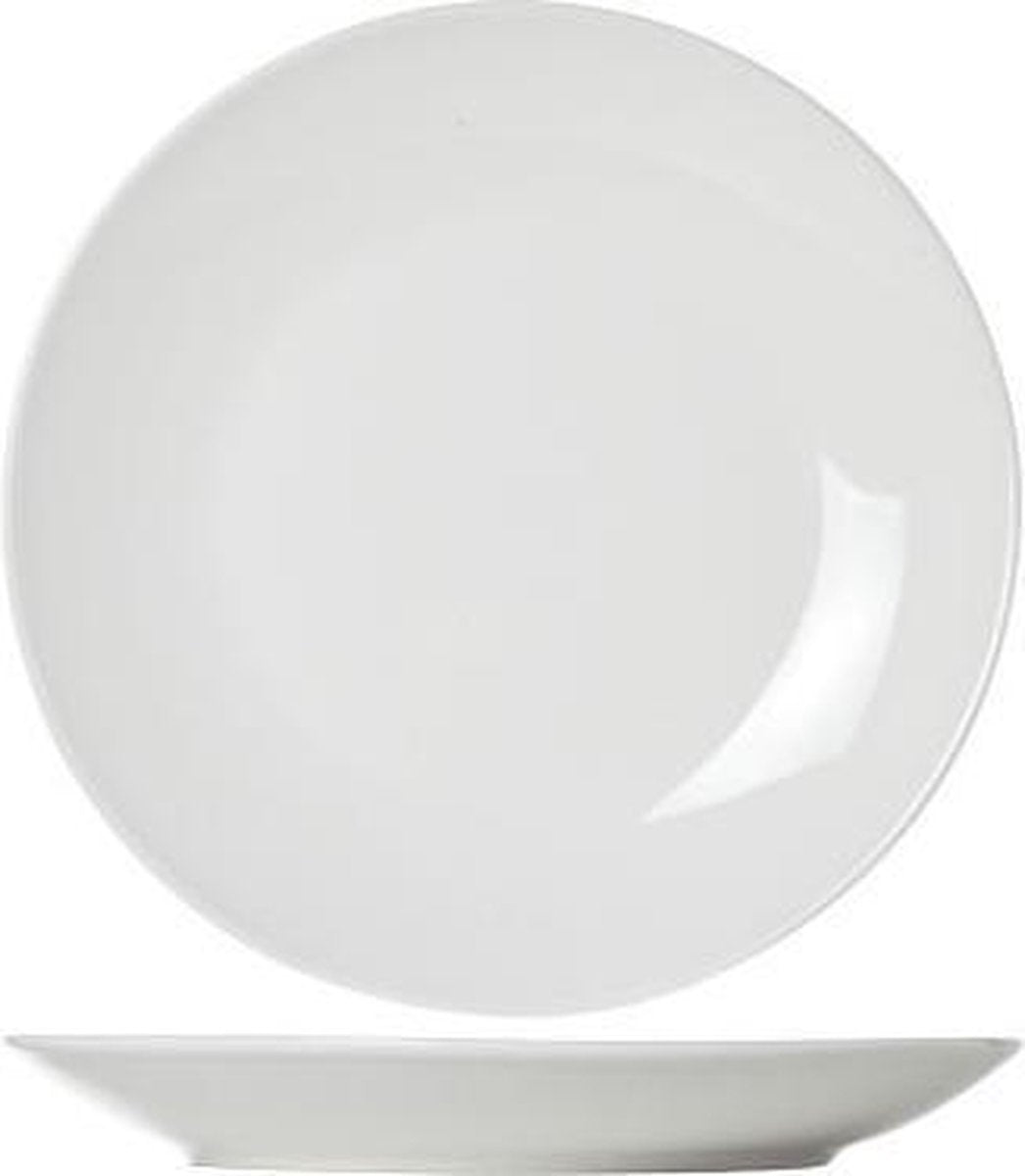 Budget Wit Dessertbord - Ø 21cm