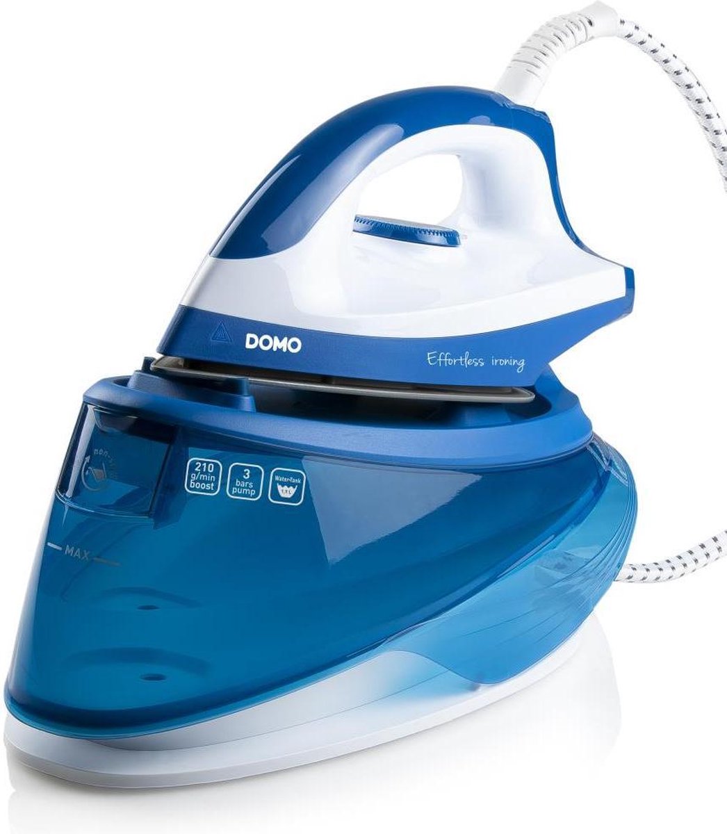 Domo DO7112S - Stoomgenerator - Keramische zoolplaat - Blauw