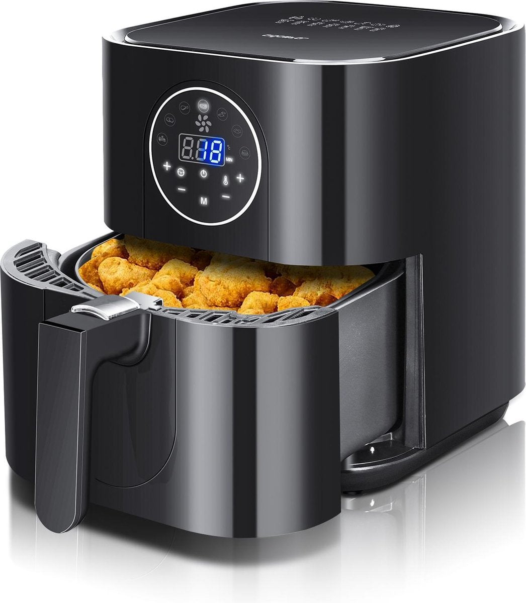 Aigostar Mini Cube 30VPH Airfryer XL - Hetelucht Friteuse - 1500Watt - 3