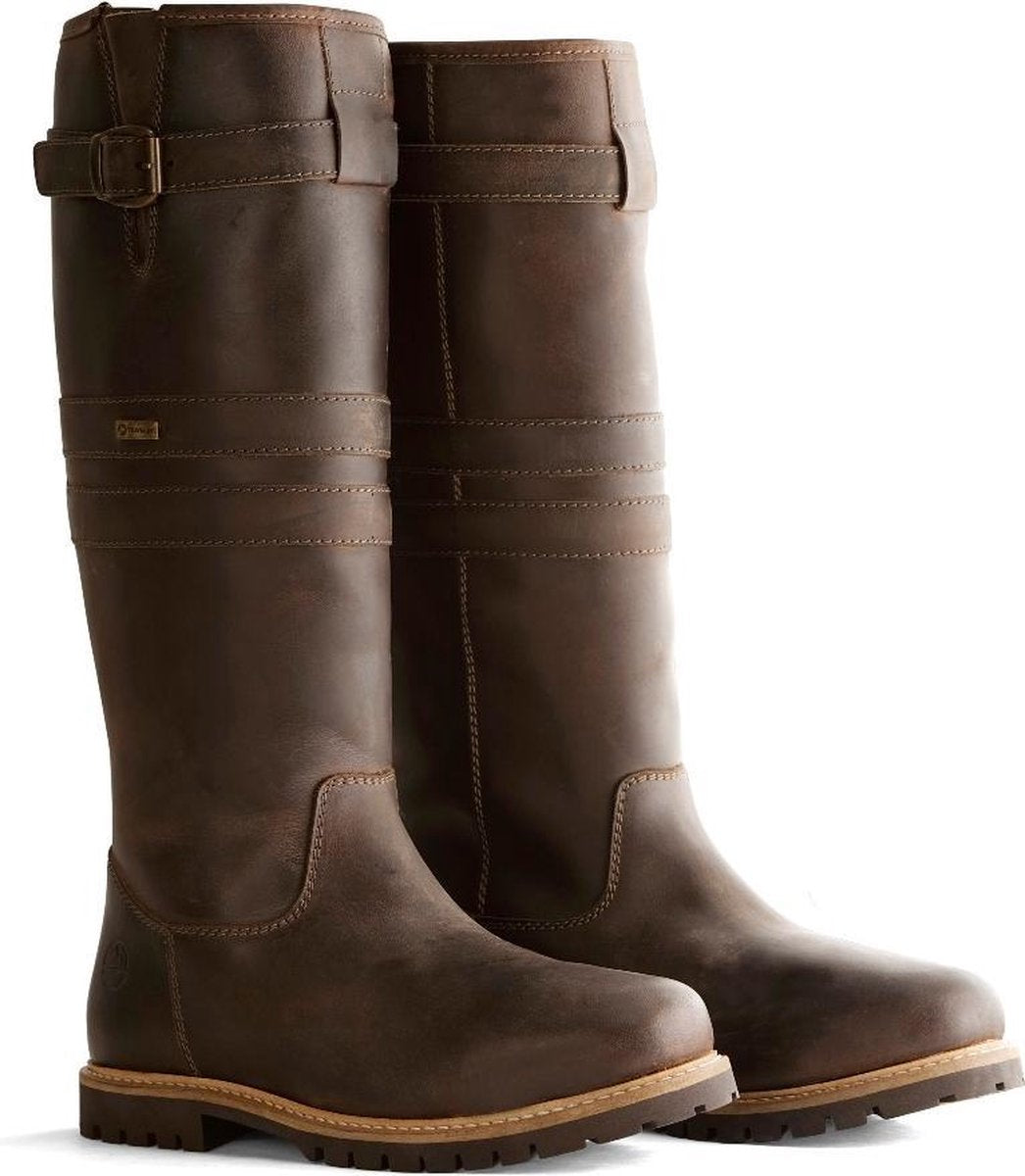 Travelin Alert Outdoorlaarzen Vrouwen - Donkerbruin - Maat 41