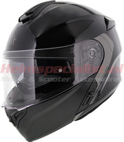 MT Storm SV systeemhelm glans zwart S