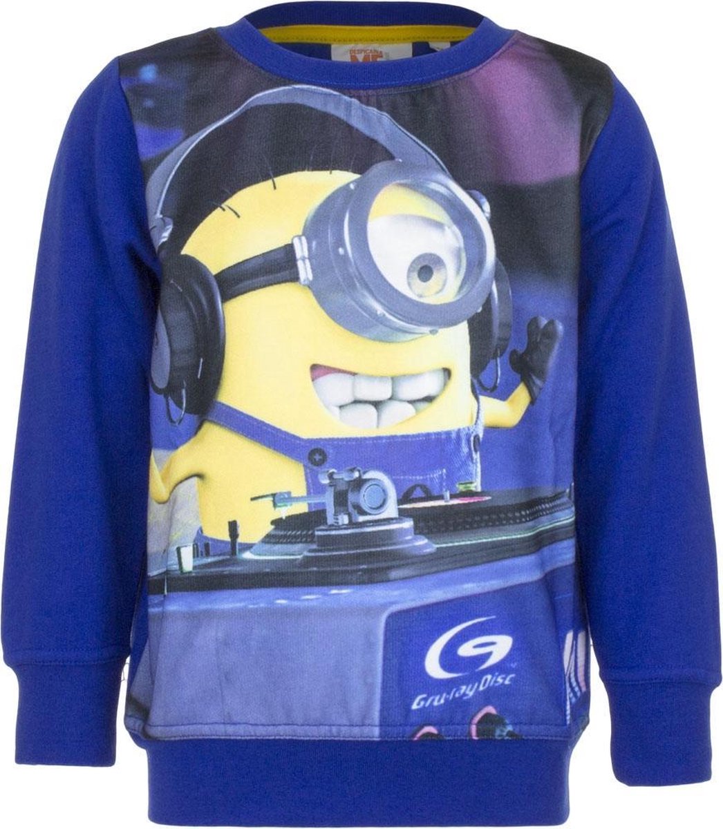 Minion Sweater DJ - Blauw 96