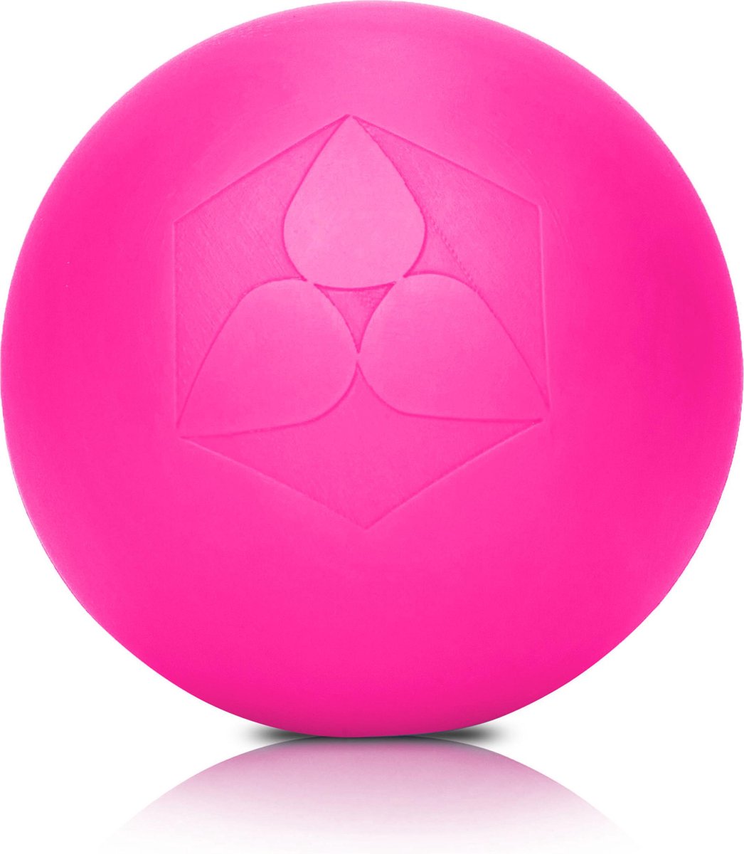 #DoYourFitness - Lacrosse Bal - »Lio« - massagebal voor fasciatraining - 6 cm diameter - Pink