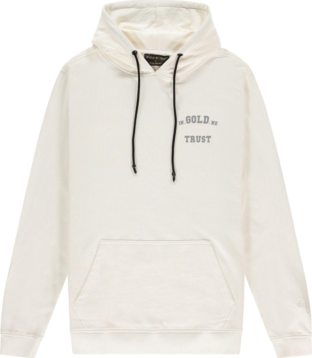In Gold We Trust Reflective Hoodie - White - Maat S