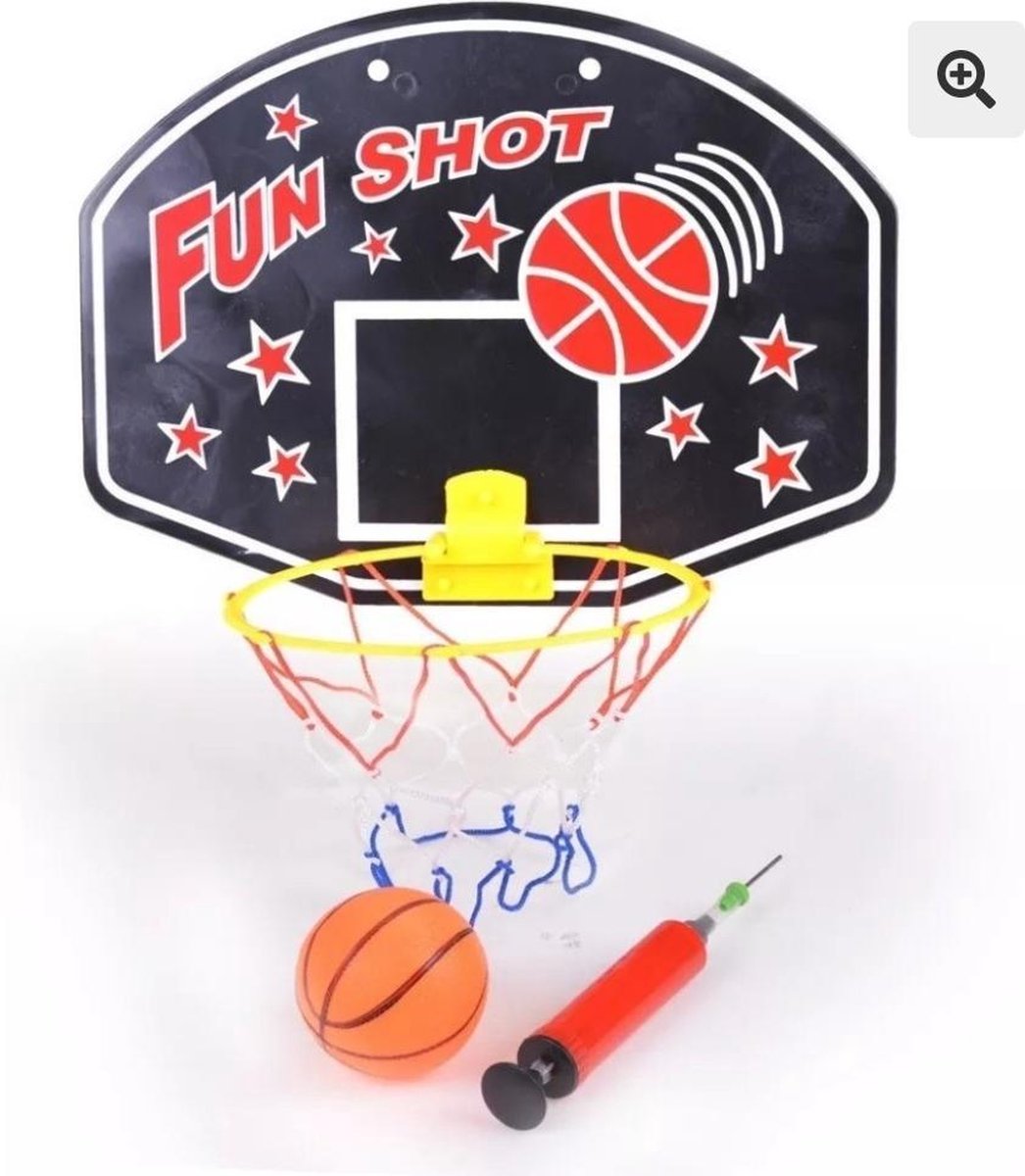 Enthusiast mini basket met bal en pompje