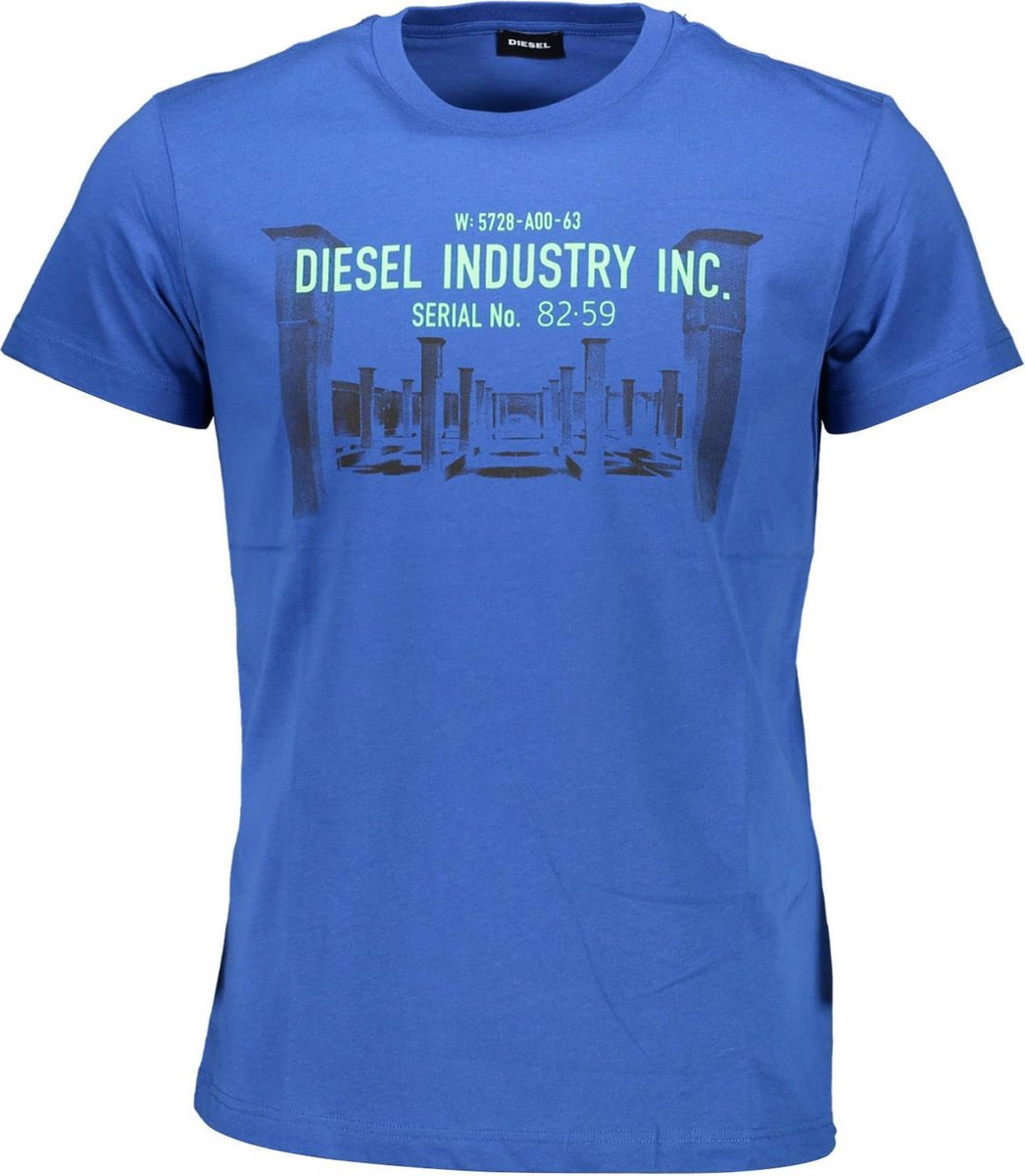 Diesel T-shirt Blauw XL Heren