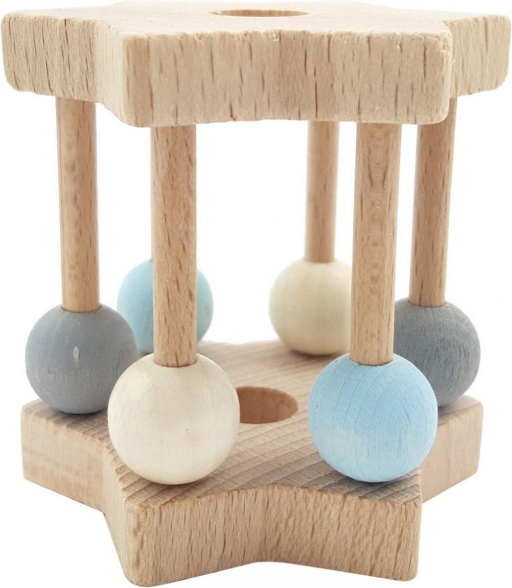 Stervormige rammelaar blauw