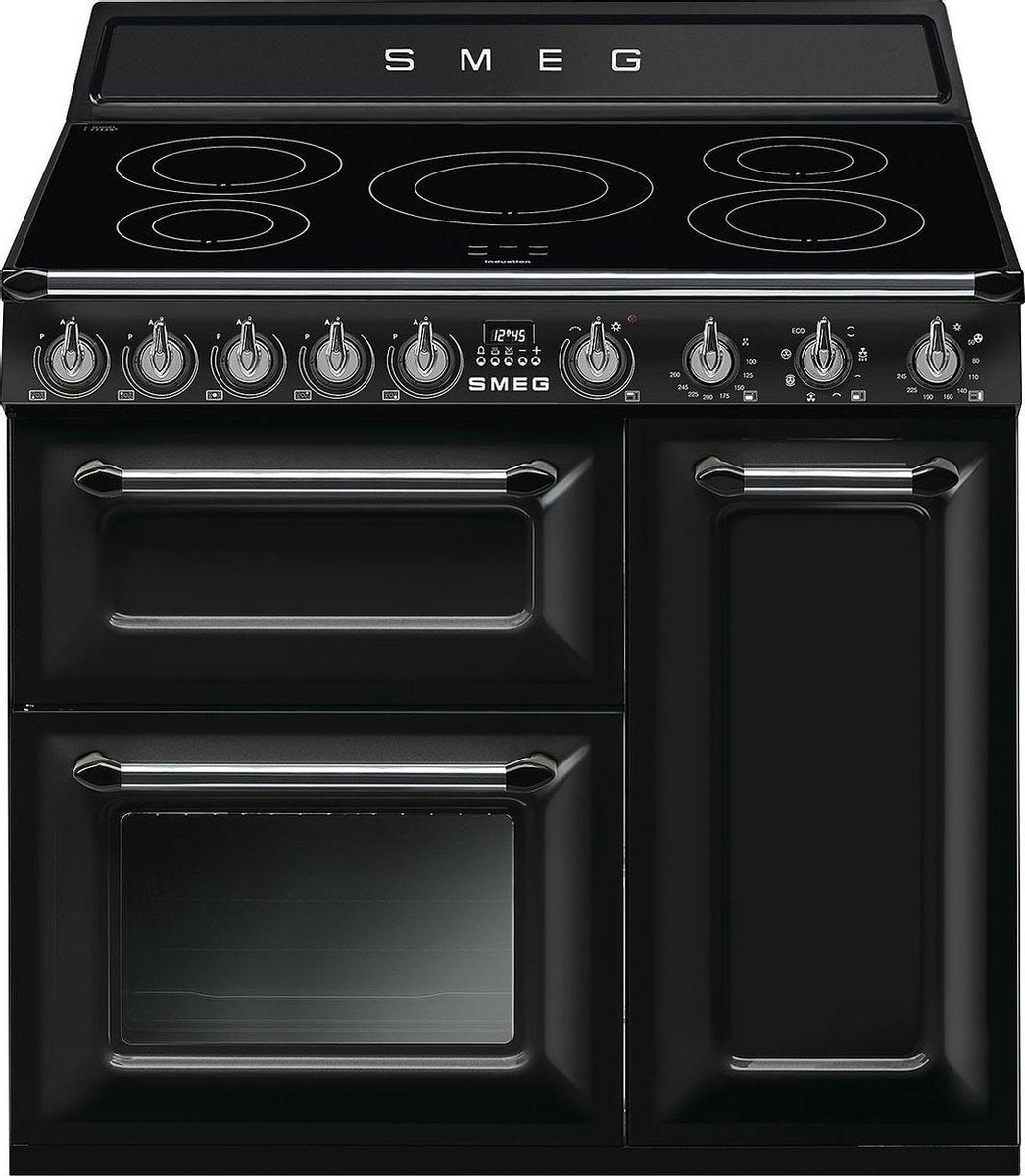 Smeg Victoria Aesthetic - Inductie fornuis - Zwart