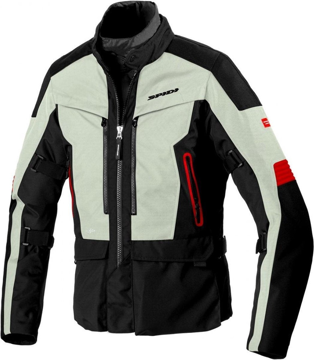 Spidi Voyager 4 Black Grey Textile Motorcycle Jacket 2XL