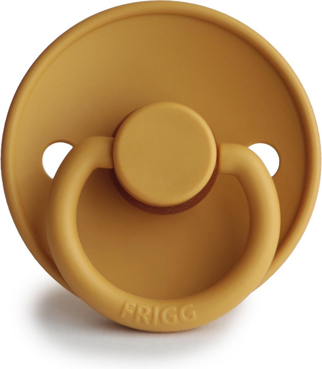 FRIGG Fopspeen maat 1 - 0-6 maanden - Honey Gold - Natuurrubber