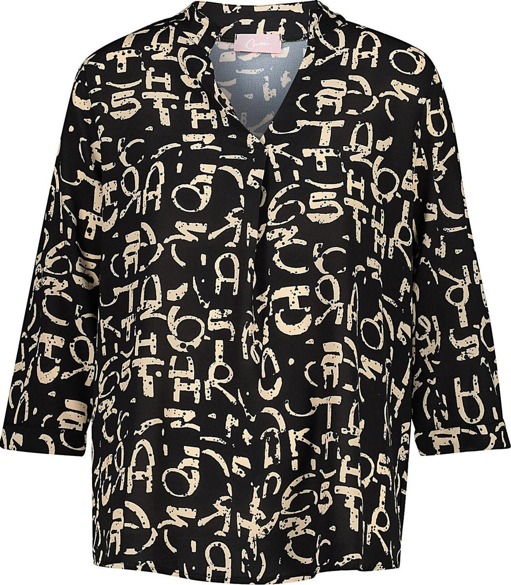 Cassis - Blouse met letterprint -