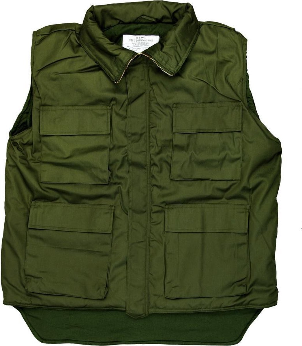 Fostex bodywarmer groen