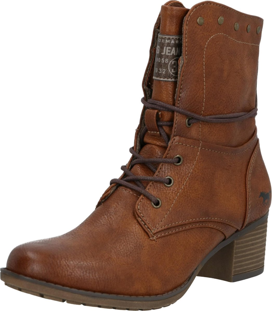 Mustang veterlaarsjes Cognac-42