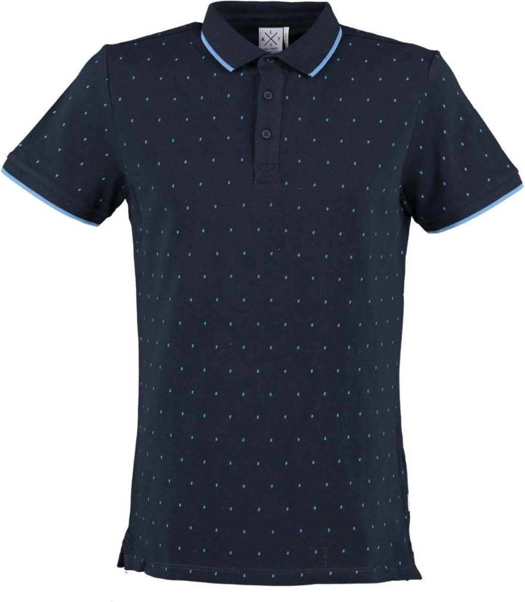 Kultivate blauwe polo - Maat S