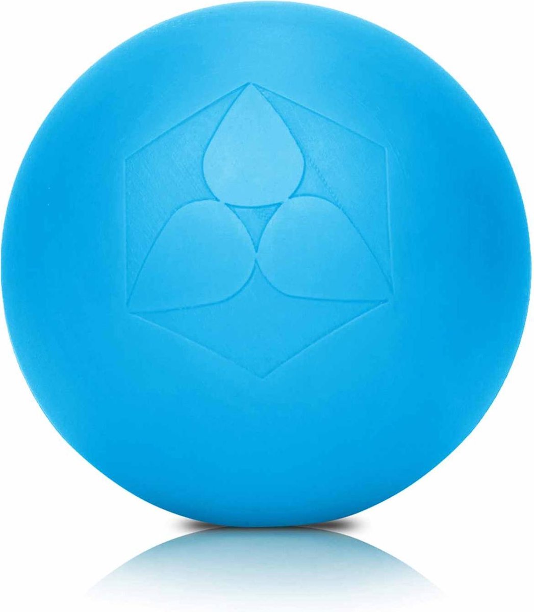#DoYourFitness - Lacrosse Bal - »Lio« - massagebal voor fasciatraining - 6 cm diameter - Lichtblauw