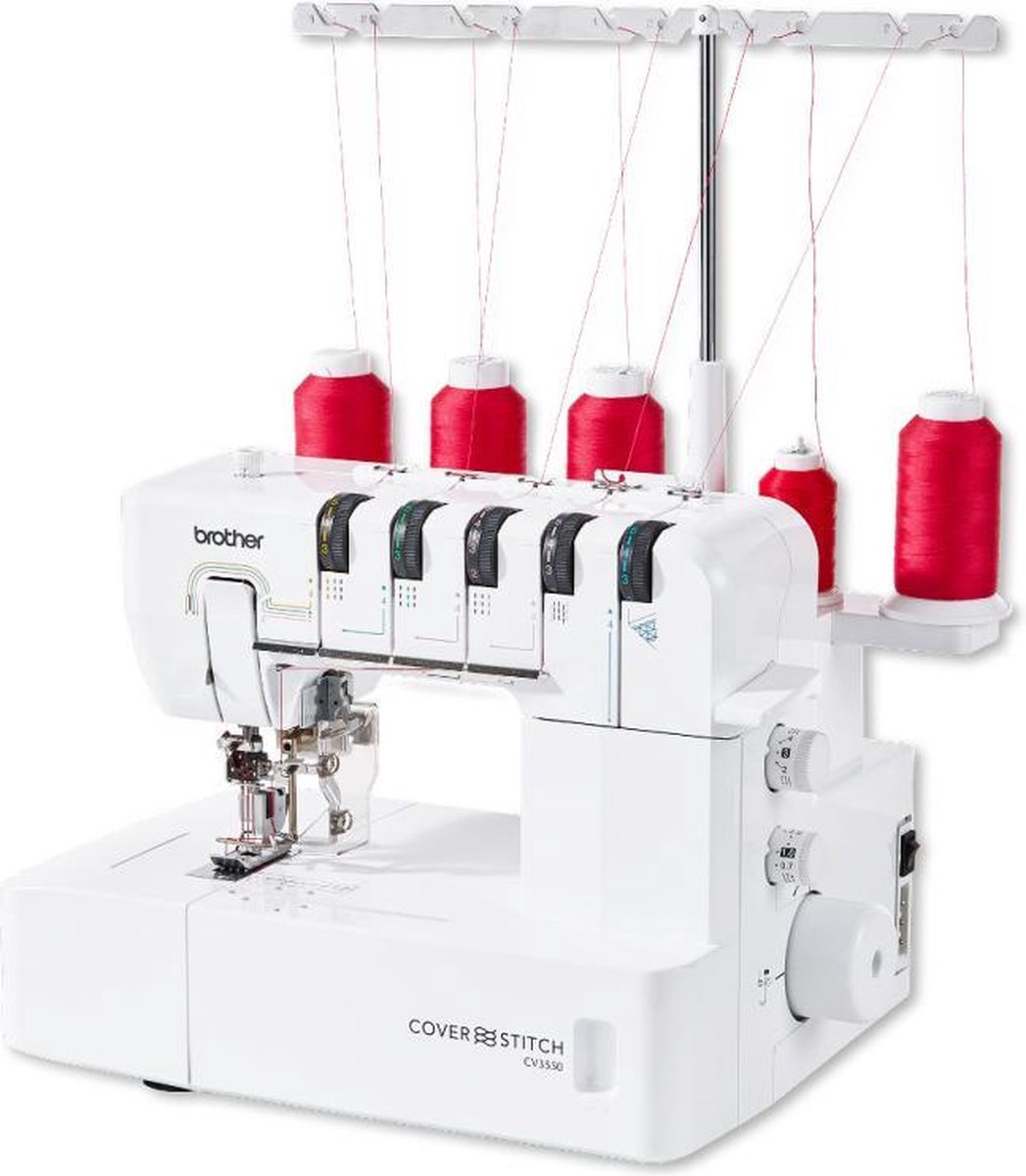 Brother Cv3550 - Lockmachine - Coverlock - 4 steken