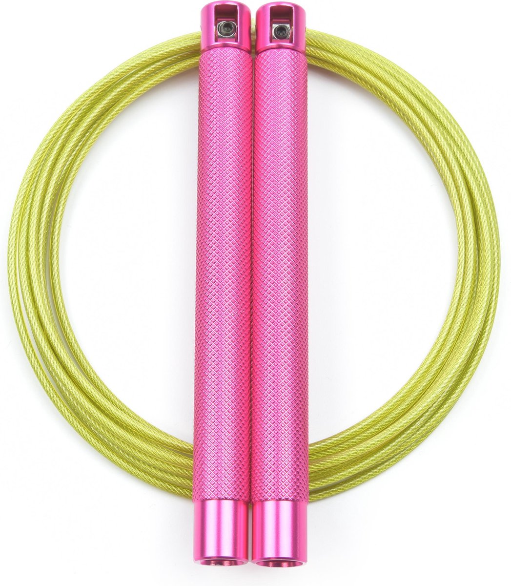 RXpursuit - Speed Rope - Springtouw - Aluminium - Roze-Geel