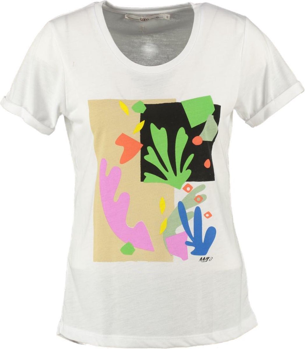 Aaiko wit t-shirt maat S