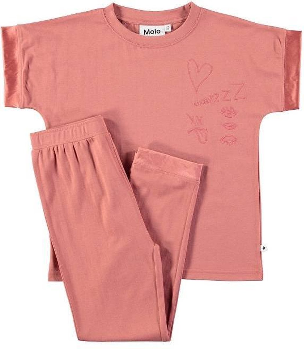 Molo pyjama Lazy Blush maat 110-116