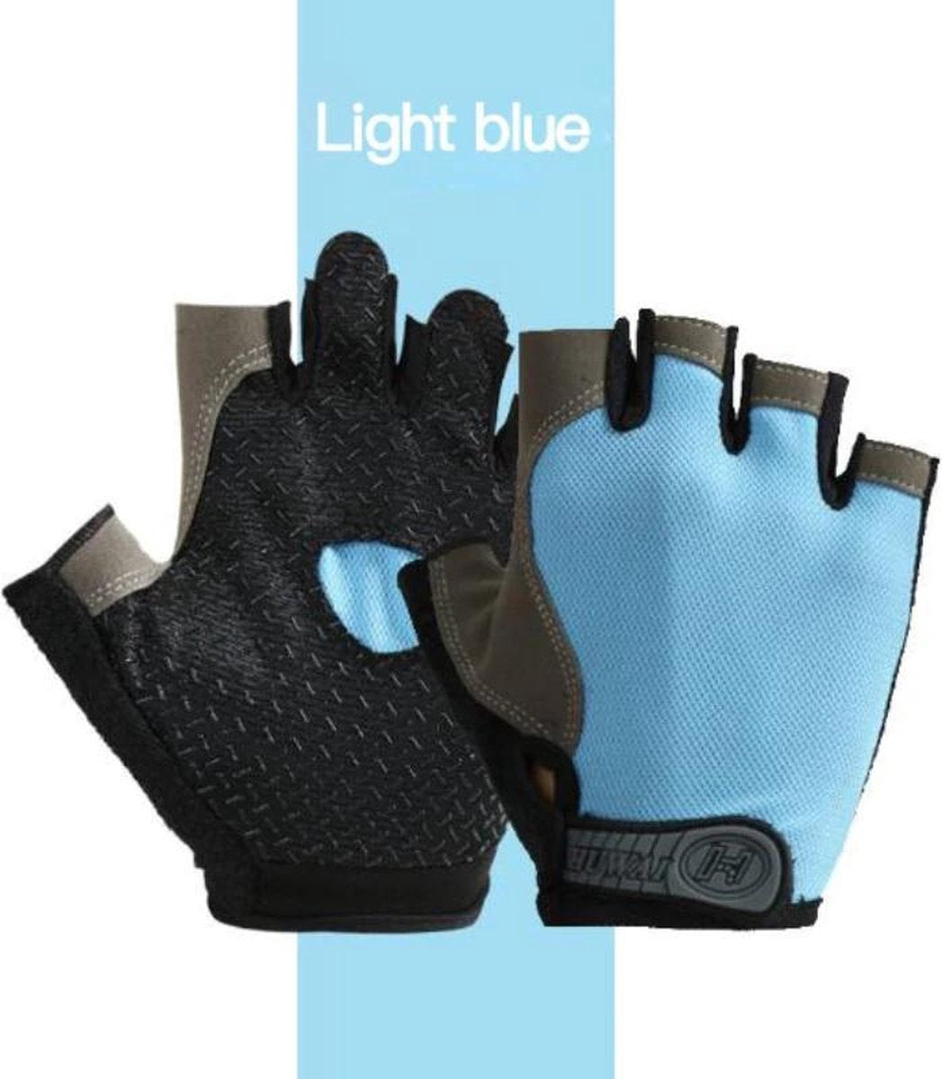 Sporthandschoen – multifunctioneel – vingerloze handschoenen met grip voor (race)fietsen en spinnen