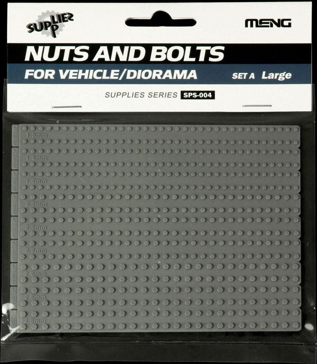 Meng - 1/35 Muttern und Bolzen groß A