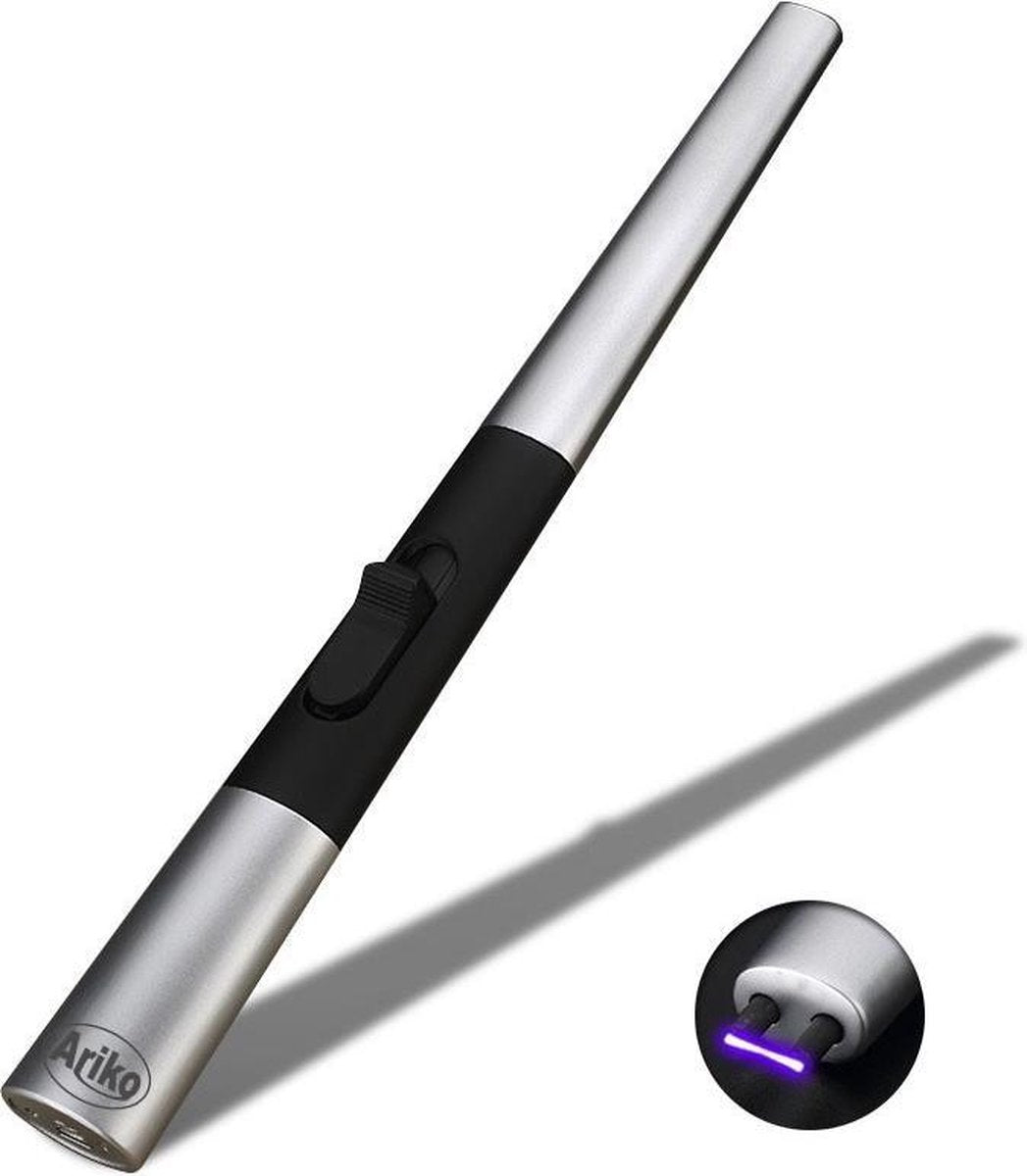 Ariko Luxe Plasma Arc aansteker in cadeaudoos|USB- oplaadbaar| Vlamloze elektrische aansteker voor keuken