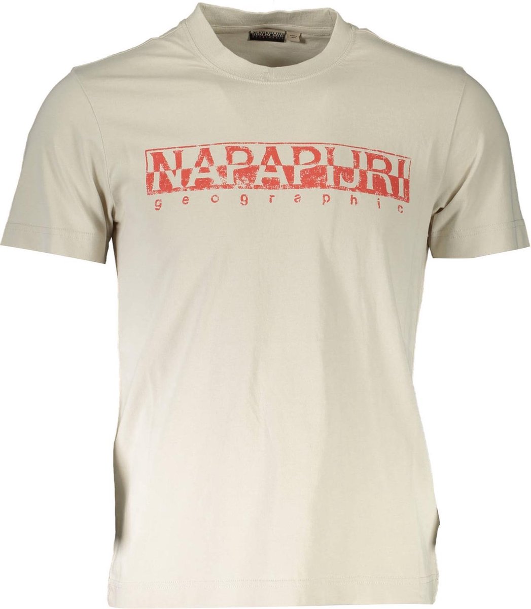 Napapijri T-shirt Beige XL Heren