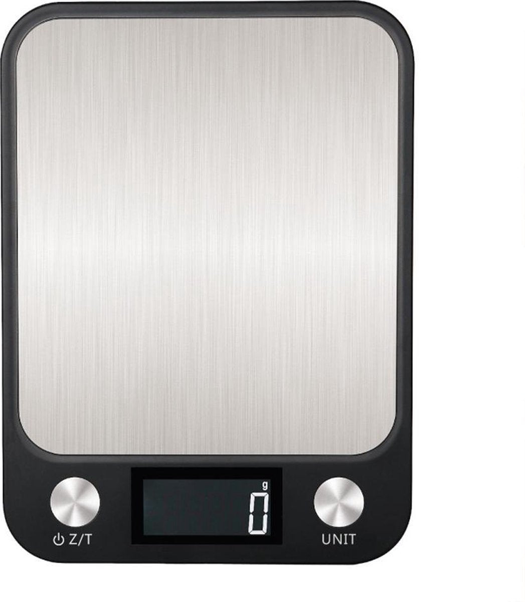 Digitale Precisie Keukenweegschaal - Tot 5000 Gram ( 5kg ) - Zilver
