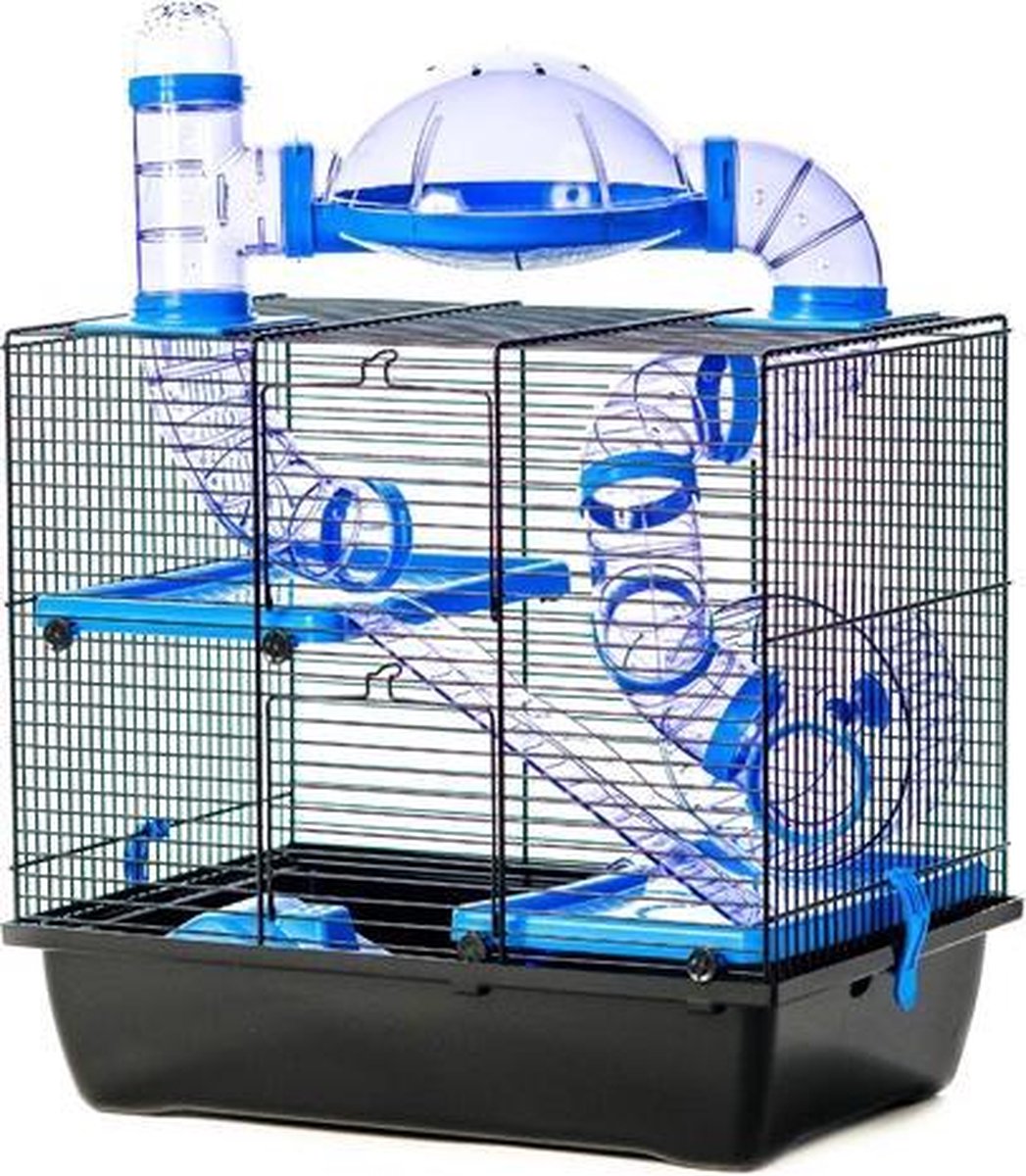 Knaagdierkooi BECKY Terrace Blue - 42x29x50cm