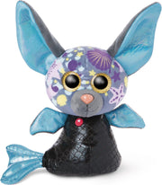 Nici Knuffel Glubschis Junior 15 Cm Pluche Blauw/zwart