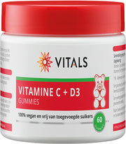Vitals Vitamine C + D3 - 60 stuks