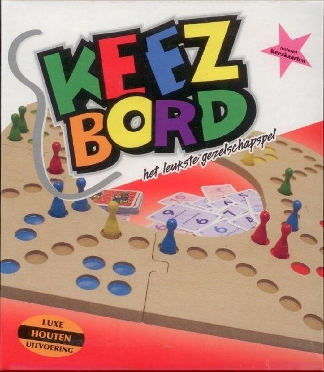 Keezbord Hout 4 Persoons