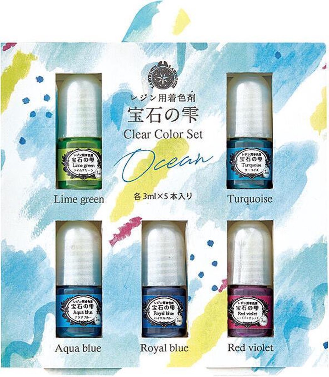 Padico - Jewel Clear Color Set Ocean - Pigmenten