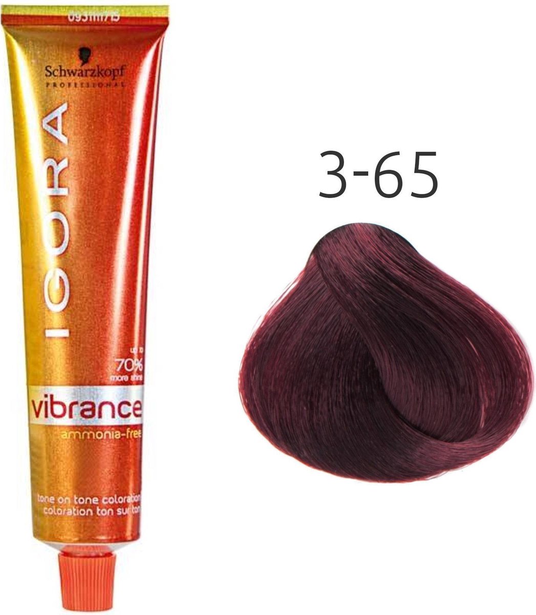 Schwarzkopf Igora Vibrance 3-65 - 60 ml - Haarverf