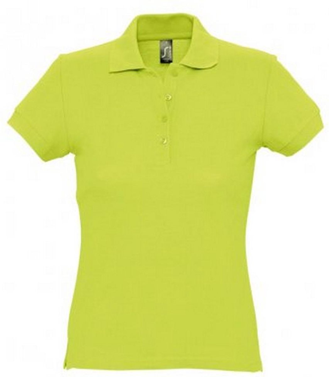 SOLS Dames/dames Passion Pique Poloshirt met korte mouwen (Appelgroen)