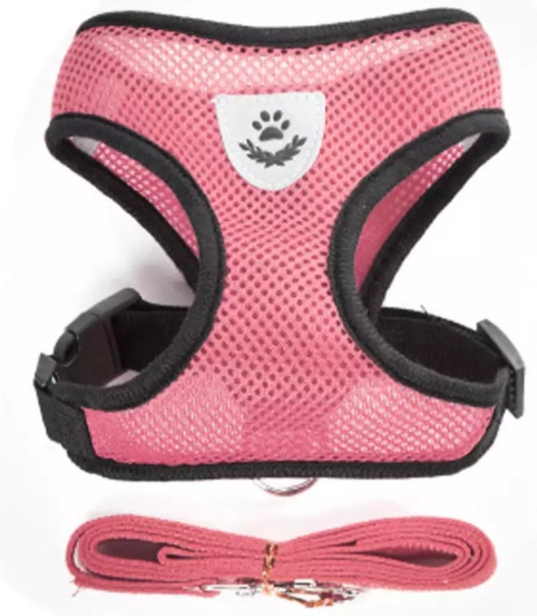 Hondenharnas - Anti-trekharnas - Roze - Warm Voor De Hond -Inclusief Bijhorende Riem - Voor (Hele) Kleine Hondenrassen