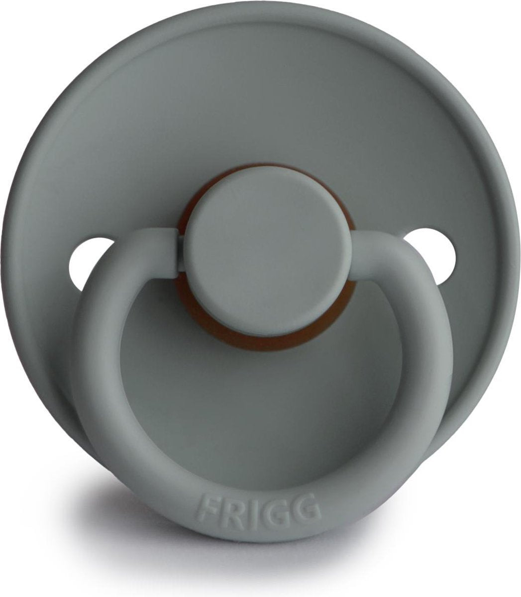 FRIGG Fopspeen maat 2 - 6-18 maanden - French Gray - Natuurrubber
